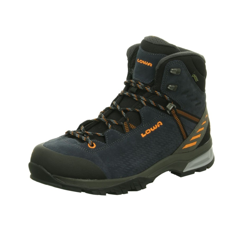 Manner LOWA Wandern & Trekking | Wanderschuhe Blau Arco/Ledro Gtx Mid