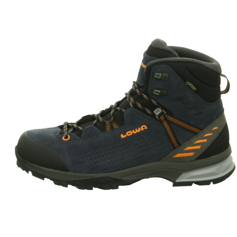 Manner LOWA Wandern & Trekking | Wanderschuhe Blau Arco/Ledro Gtx Mid