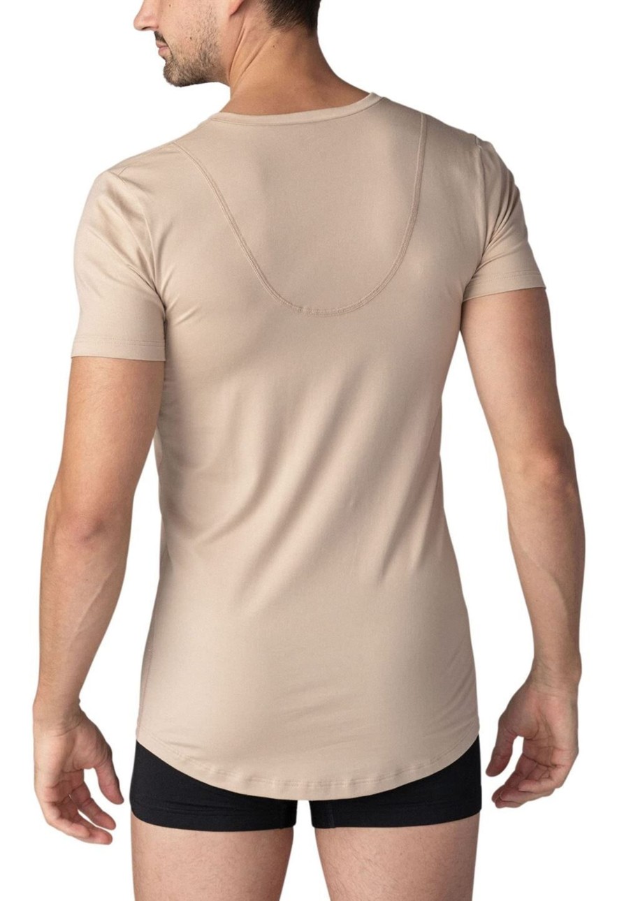 Manner Mey Wasche | Kurzarm Unterhemd V- Neck Shirt