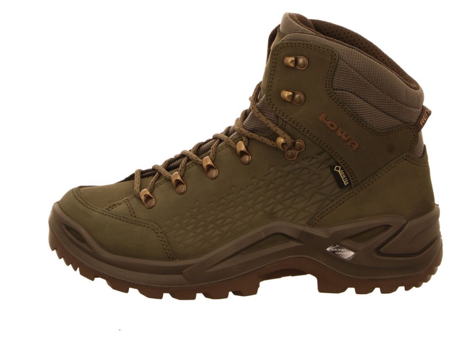 Manner LOWA Wandern & Trekking | Wanderschuhe Gru00Fcn Renegade Gtxu00C2U00Ae Mid Sp