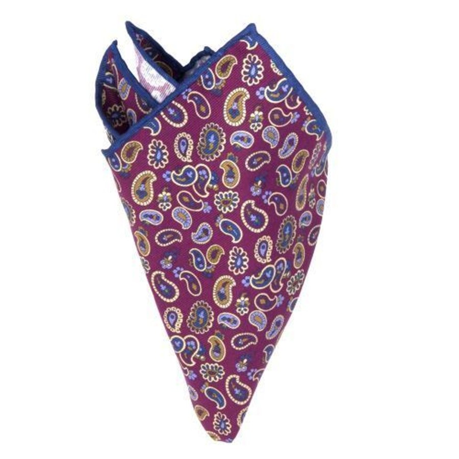 Manner BGENTS Anzuge | Tu00Fccher Mogador-Einstecktuch Mit Paisley