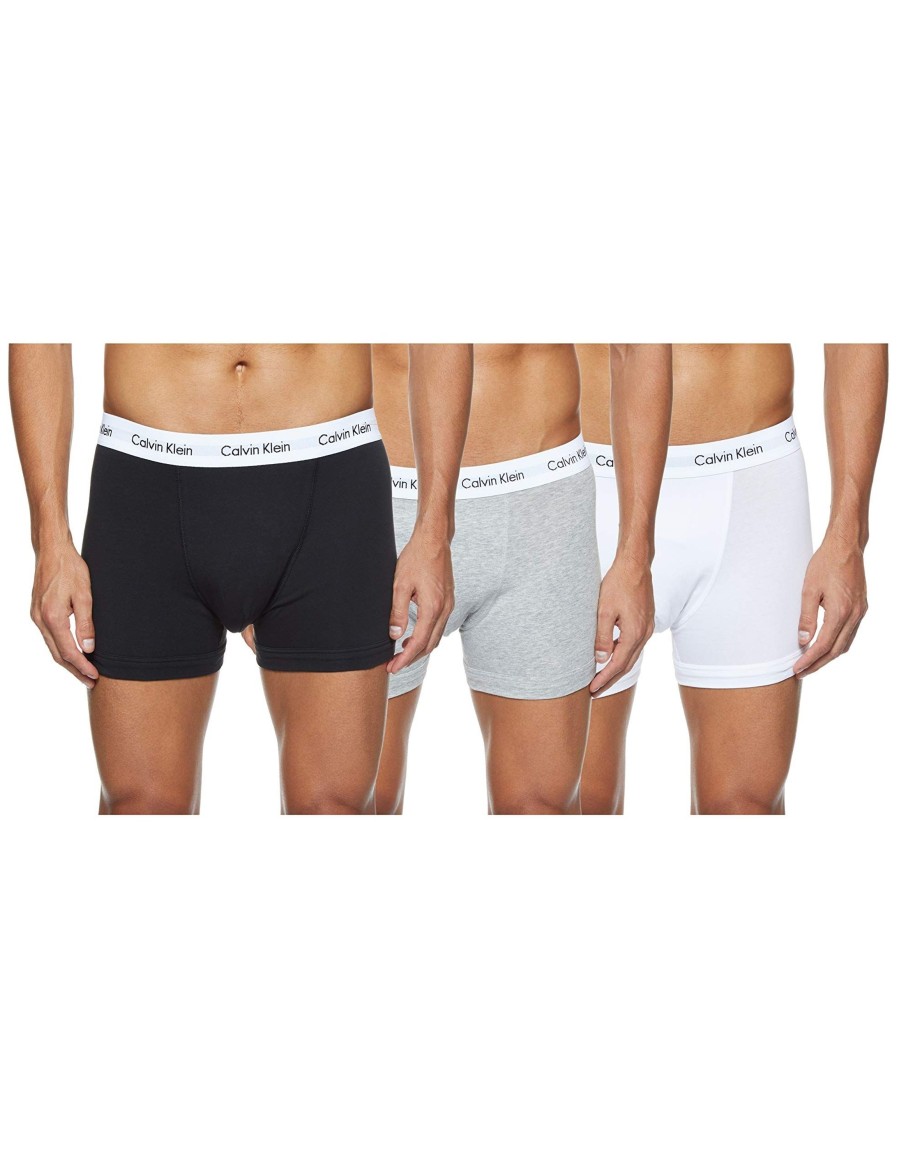 Manner Calvin Klein Wasche | Boxer Anliegend Trunk 3Pk