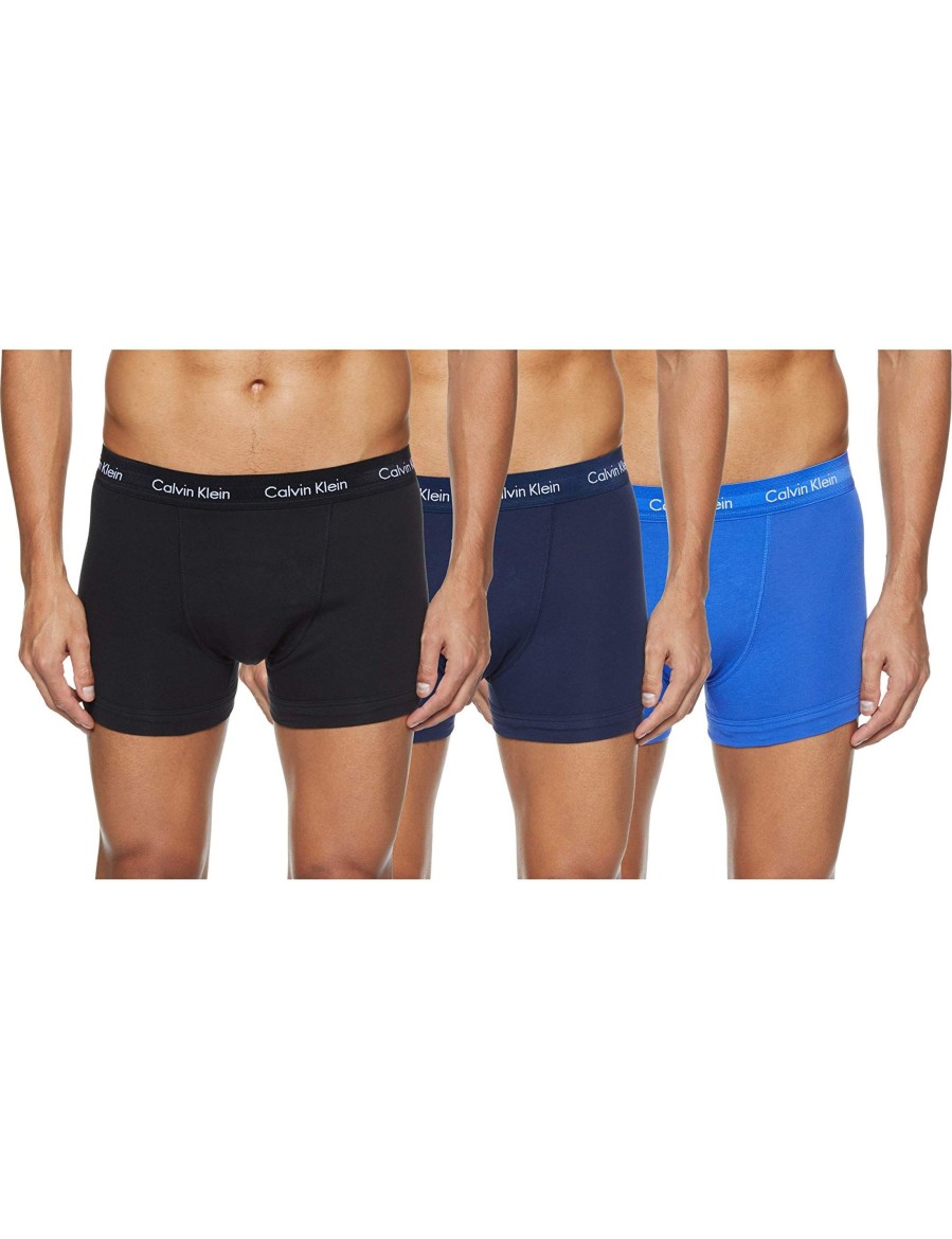 Manner Calvin Klein Wasche | Kurzarm Unterhemd 3P Trunk