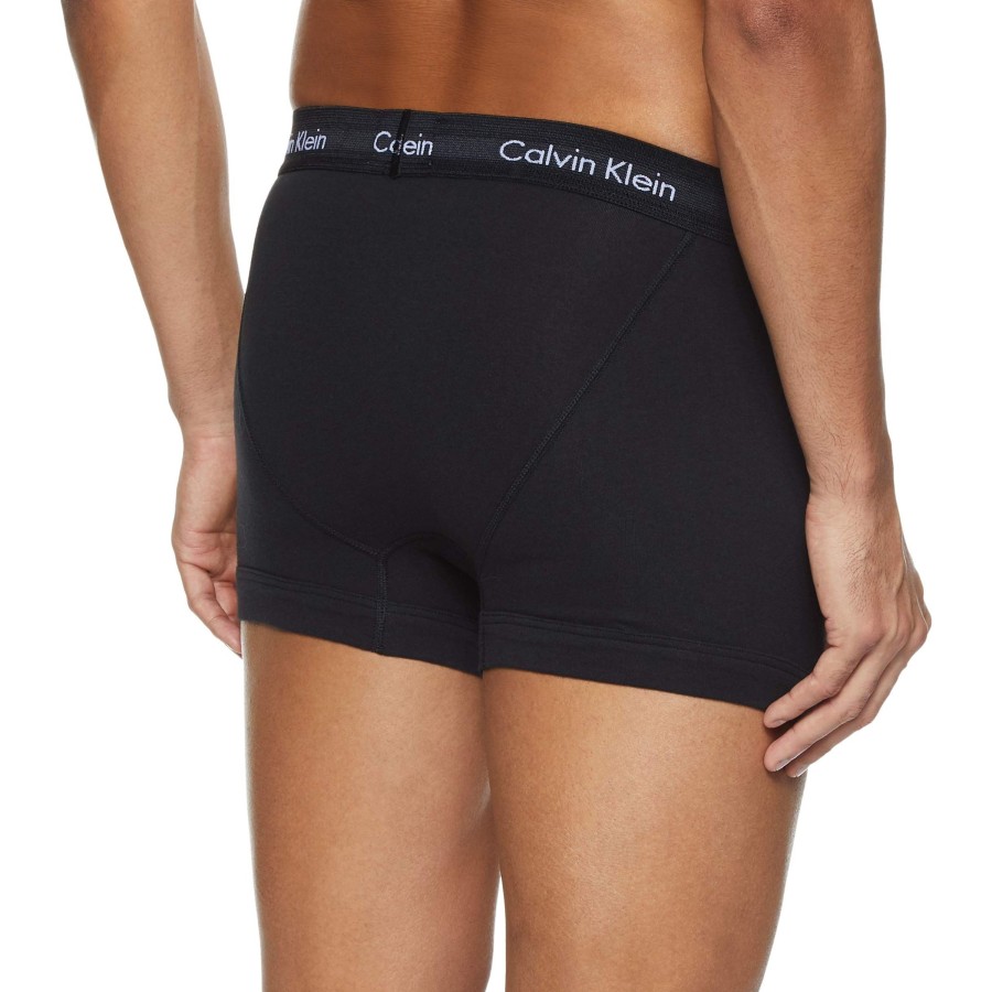 Manner Calvin Klein Wasche | Kurzarm Unterhemd 3P Trunk