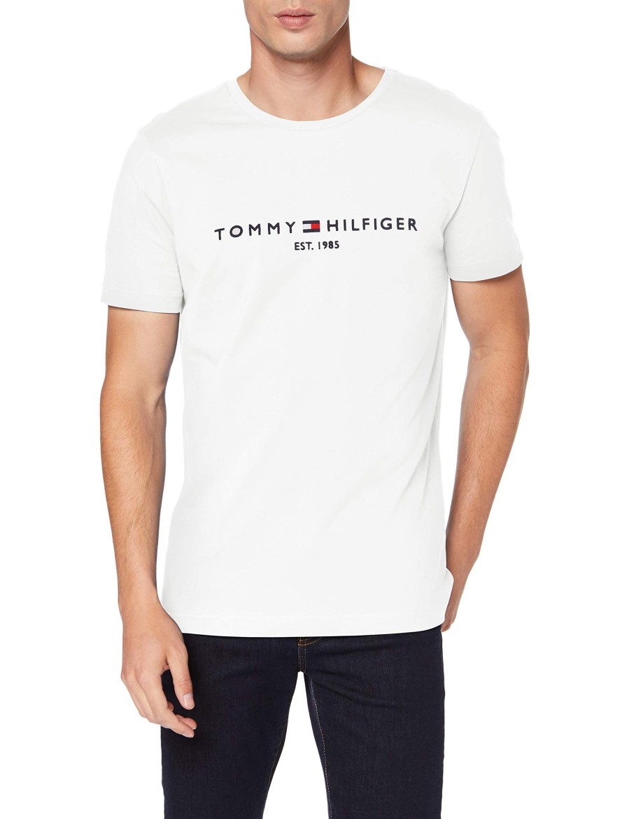 Manner Tommy Hilfiger Shirts | Rundhals T-Shirt Core Tommy Logo Tee