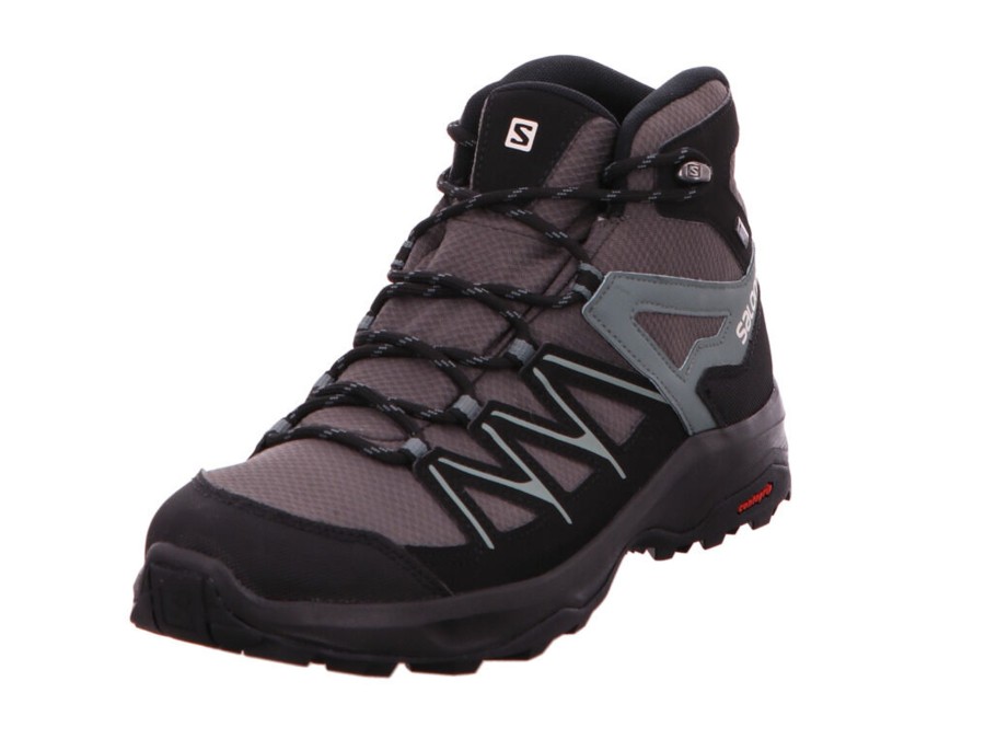 Manner Salomon Wandern & Trekking | Wanderschuhe Grau Schuhe Daintree Mid Gtx Magnet