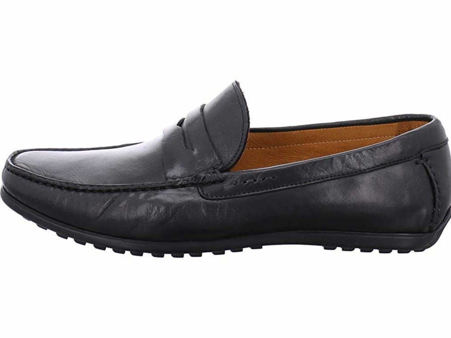 Manner Fretz Men Slipper | Klassische Slipper Schwarz Mokassin