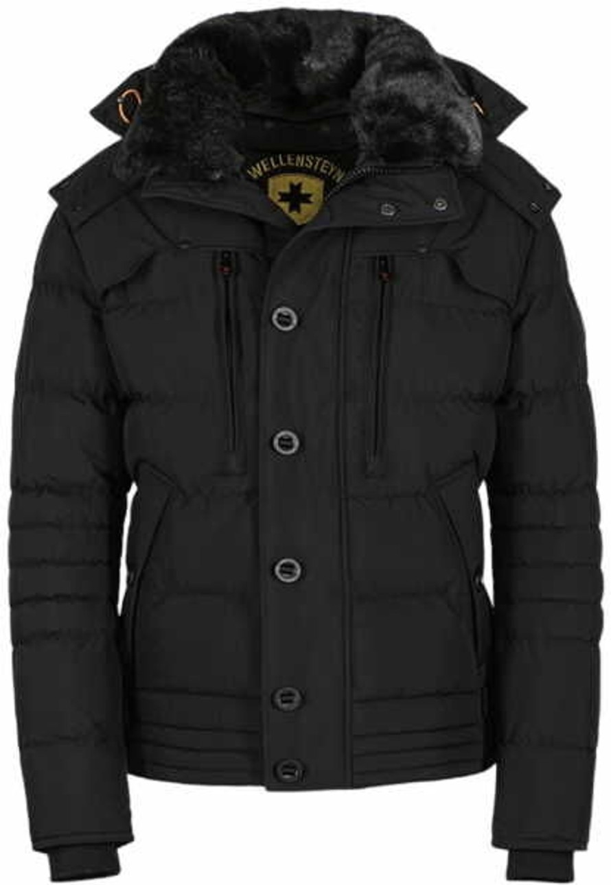 Manner Wellensteyn Jacken | Winterjacken Stad-565, Schwarz