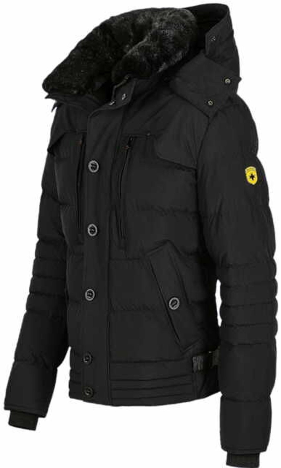 Manner Wellensteyn Jacken | Winterjacken Stad-565, Schwarz