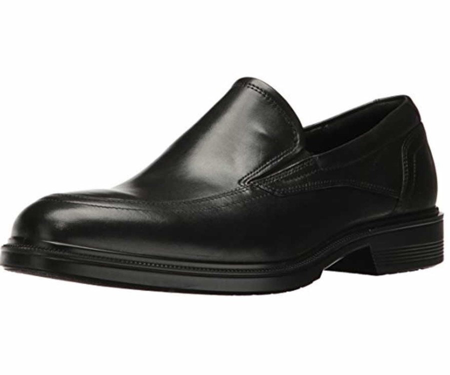 Manner Ecco Slipper | Klassische Slipper Schwarz Lisbon