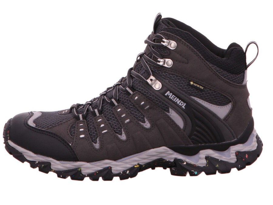 Manner Meindl Wandern & Trekking | Wanderschuhe Grau Respond Mid Ii Gtx Anthrazit/Grau