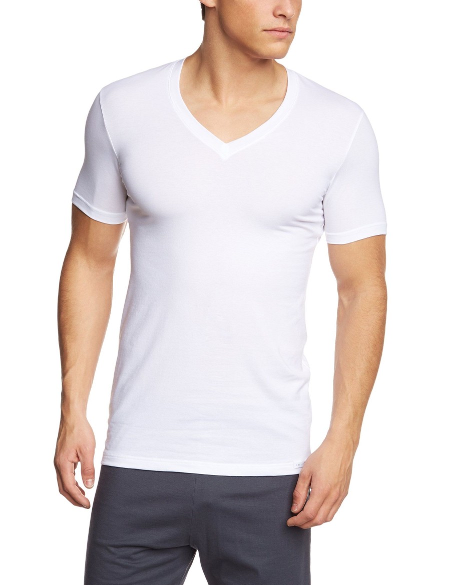 Manner Calida Wasche | Kurzarm Unterhemd Herren T-Shirt