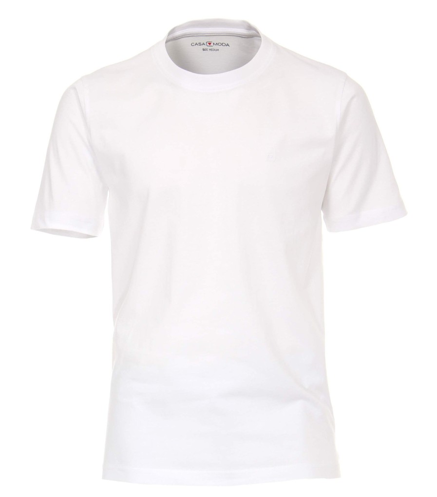 Manner Casa Moda Shirts | Rundhals T-Shirt T-Shirt O-Neck Nos Dopa