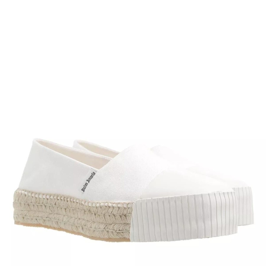 Manner Palm Angels Slipper | Klassische Slipper Weiss Espadrille