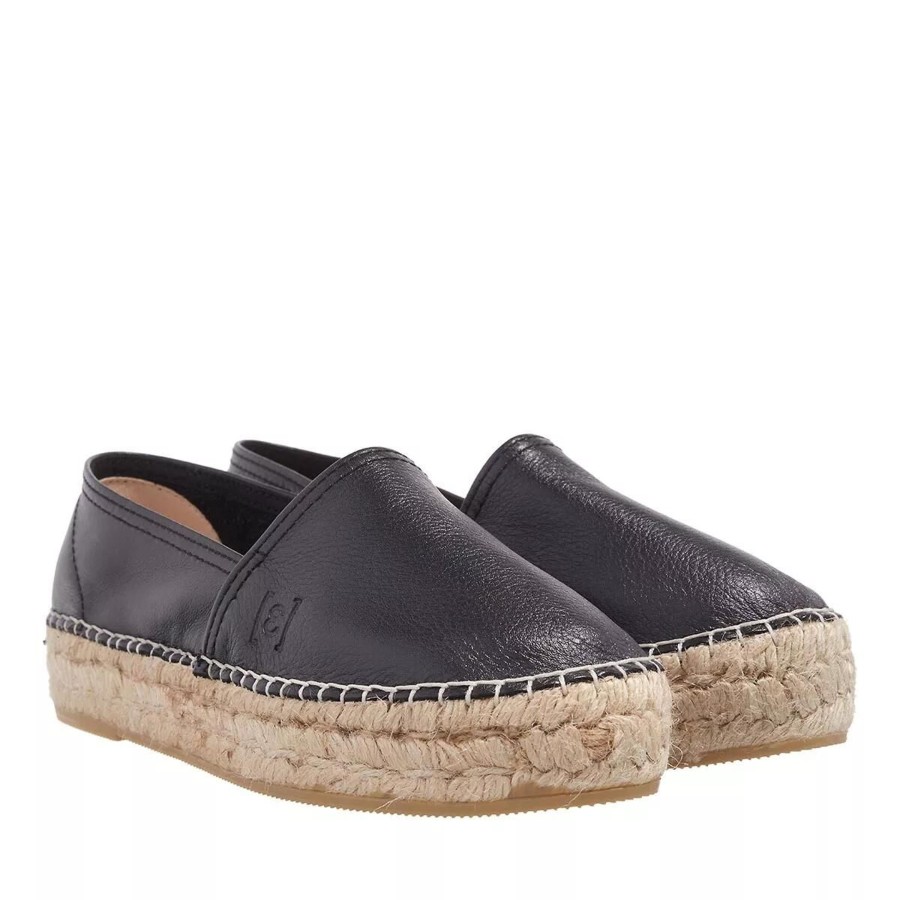 Manner L´Autre Chose Slipper | Klassische Slipper Schwarz Espadrille