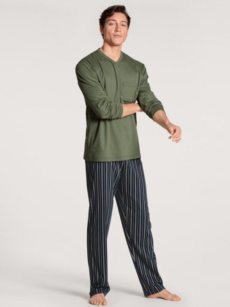 Manner Calida Wasche | Pyjama Lang Herren Pyjama