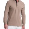 Manner Pierre Cardin Shirts | Poloshirt Langarm 1/1 T-Shirt Polokn