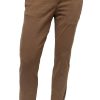 Manner Alberto Hosen & Shorts | Stoffhosen Rob - Ds Coloured Dual Fx, 540Brown