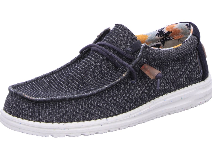 Manner Hey Dude Slipper | Komfort Slipper Grau Wally Knit