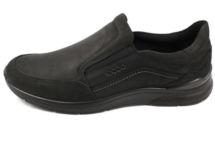 Manner Ecco Slipper | Sportliche Slipper Schwarz Ecco Irving