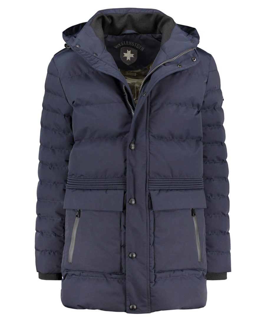 Manner Wellensteyn Mantel | Parkas Steppparka Leva-870-Mdb, Midnightblue