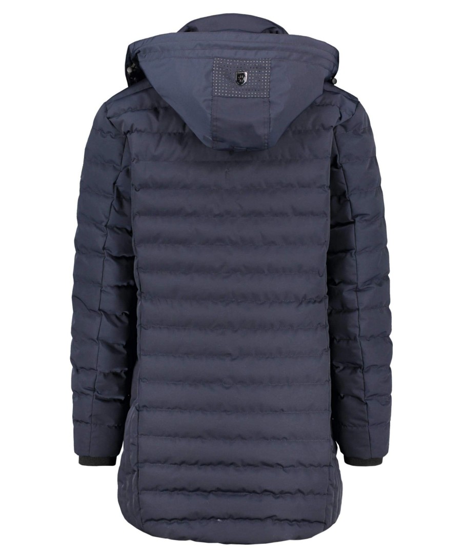 Manner Wellensteyn Mantel | Parkas Steppparka Leva-870-Mdb, Midnightblue