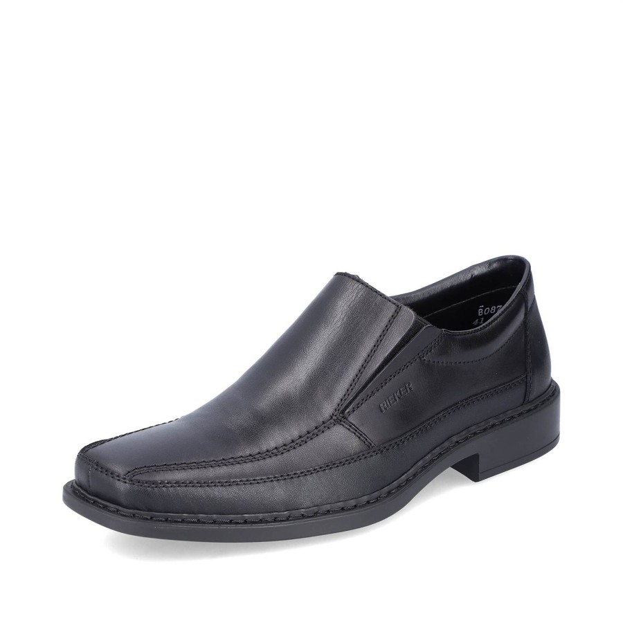 Manner Rieker Slipper | Klassische Slipper Schwarz