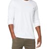 Manner Tommy Hilfiger Shirts | Rundhals T-Shirt Stretch Slim Fit Long Sleeve Tee