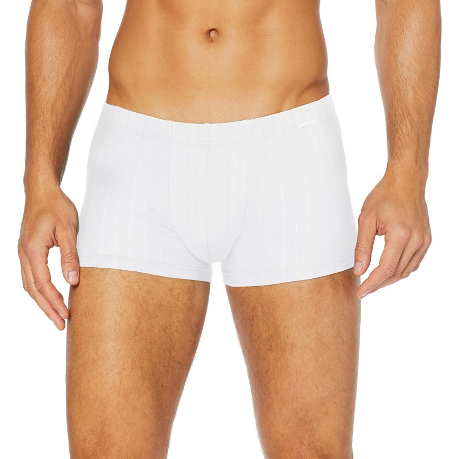 Manner Calida Wasche | Boxer Weit Herren Boxer, Weiss