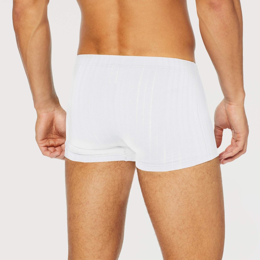 Manner Calida Wasche | Boxer Weit Herren Boxer, Weiss