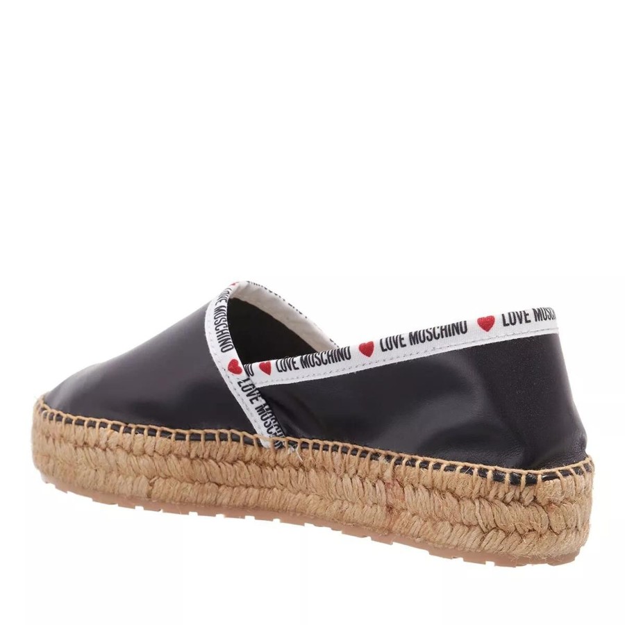 Manner Moschino Slipper | Klassische Slipper Schwarz Espadrille