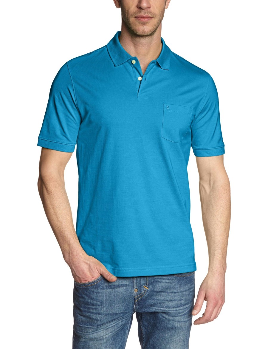 Manner Leineweber Shirts | Rundhals T-Shirt Phil, Waterside