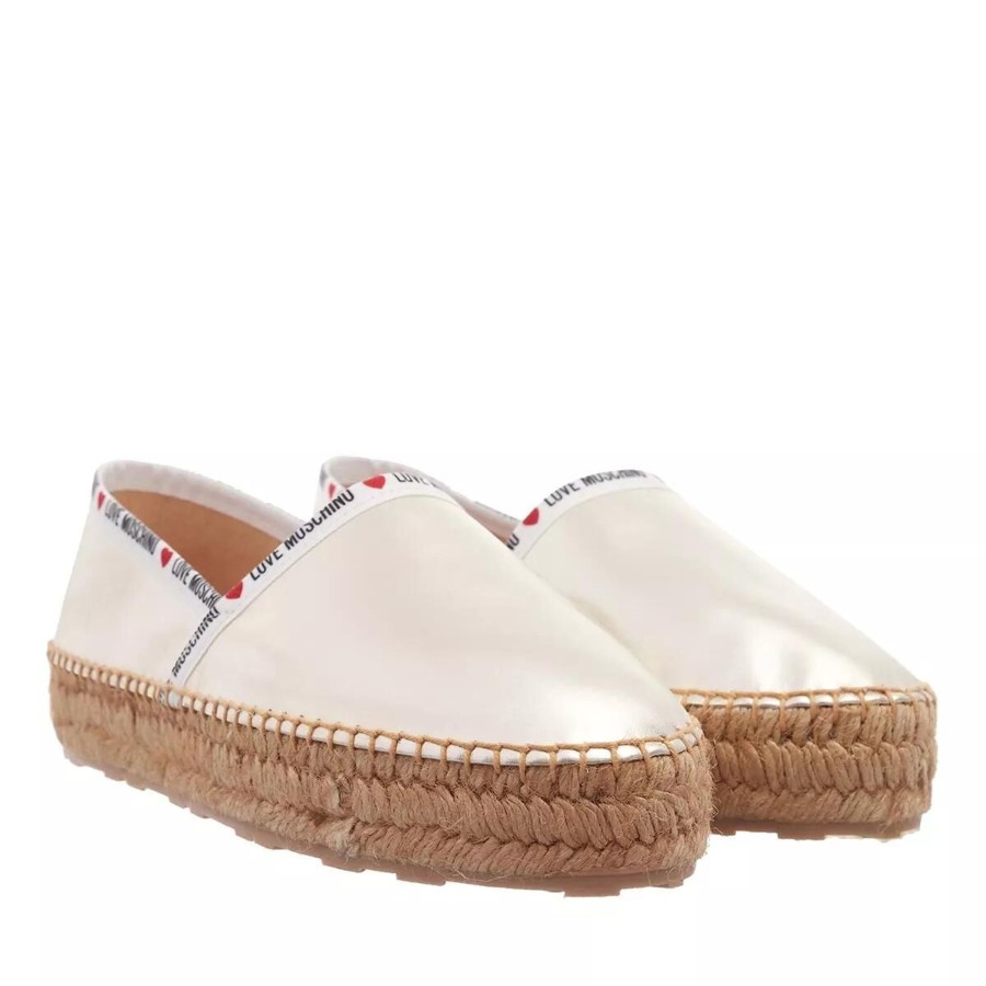 Manner Moschino Slipper | Klassische Slipper Silber Espadrille