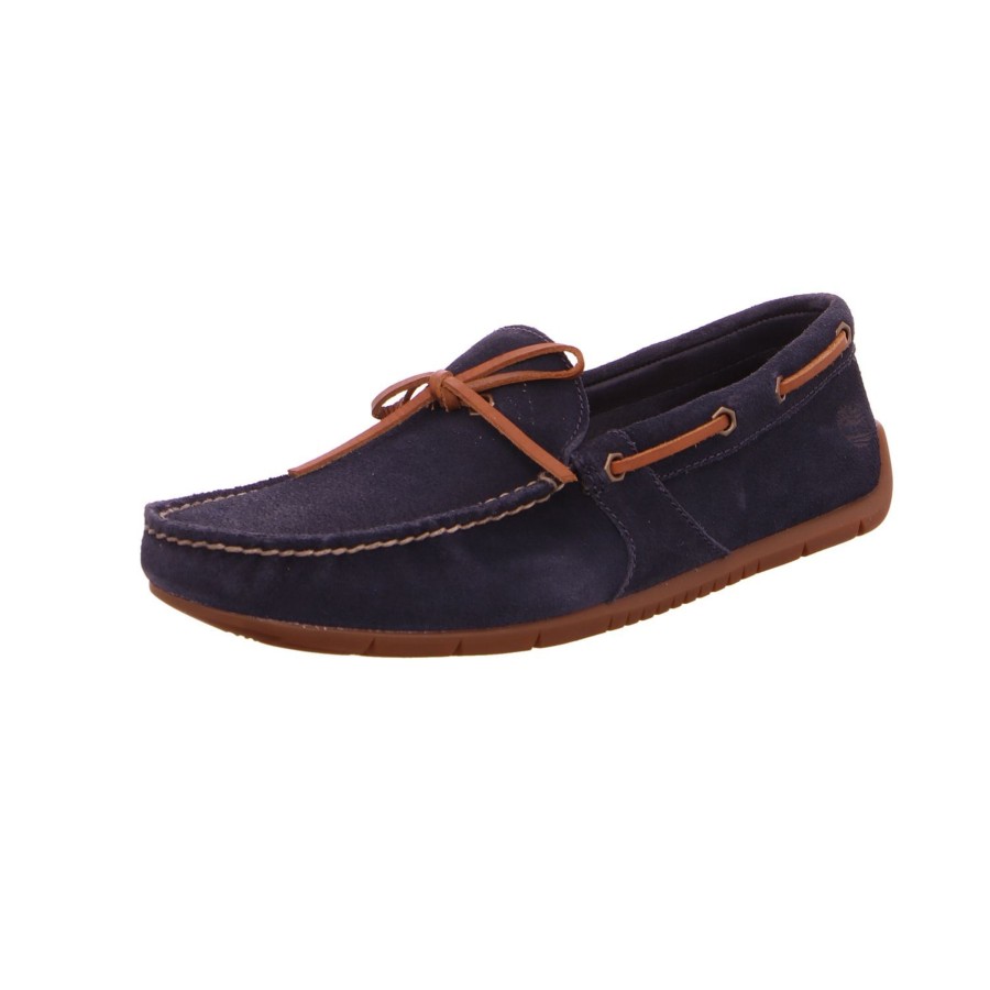 Manner Timberland Slipper | Mokassin Blau -22