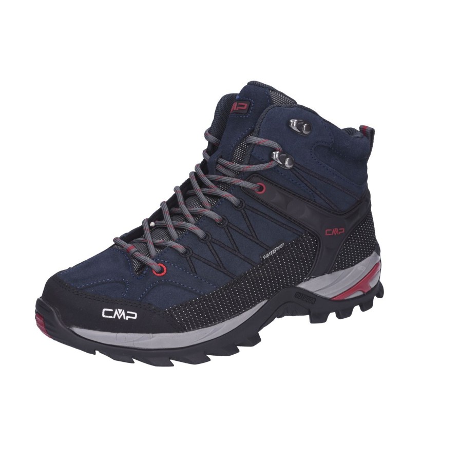 Manner CMP Wandern & Trekking | Wanderschuhe Blau Rigel Mid Men Wp