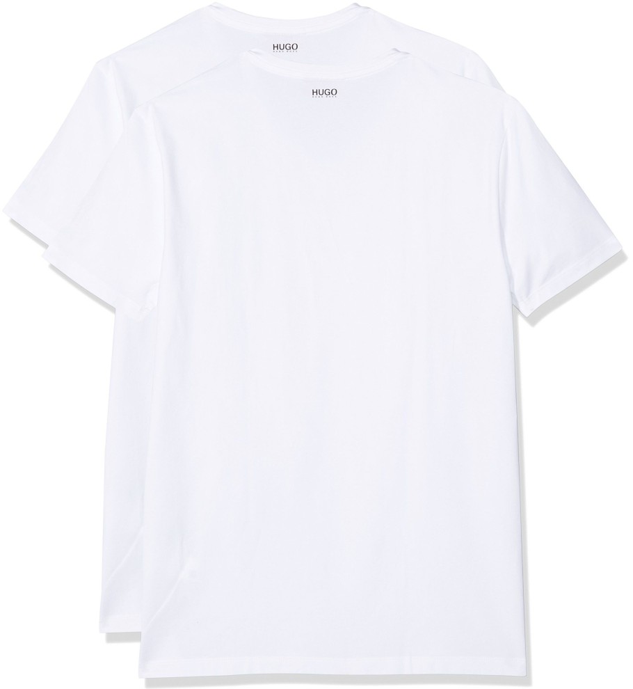 Manner Hugo Boss Shirts | V-Kragen T-Shirt Hugo-V 10194355 01, White