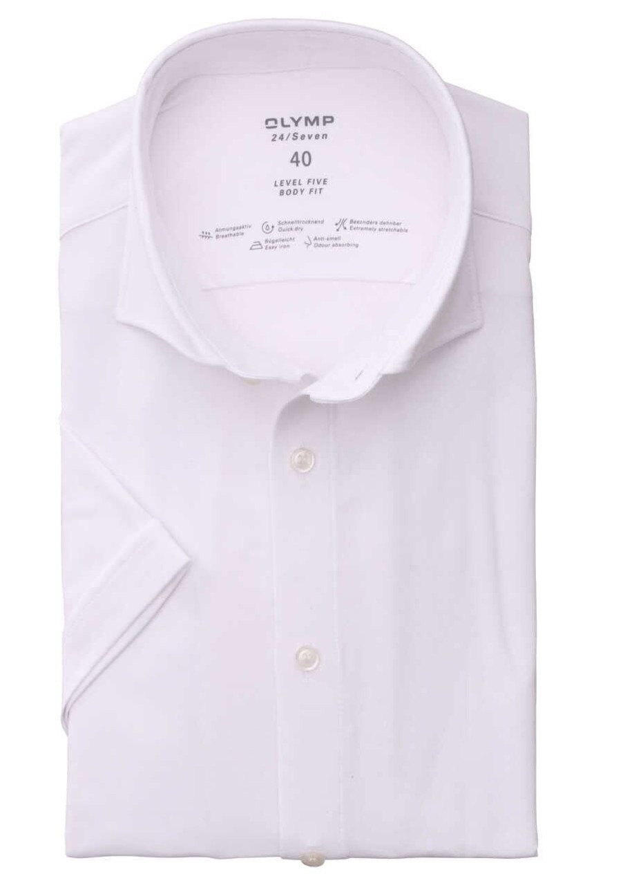 Manner Olymp Shirts | Rundhals T-Shirt 2001/12 Hemden