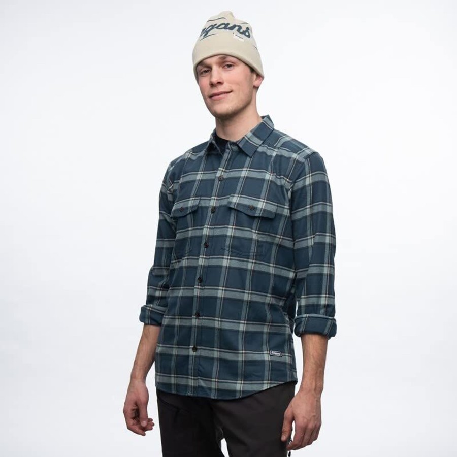 Manner Bergans Shirts | Rundhals Langarmshirt Tovdal Shirt