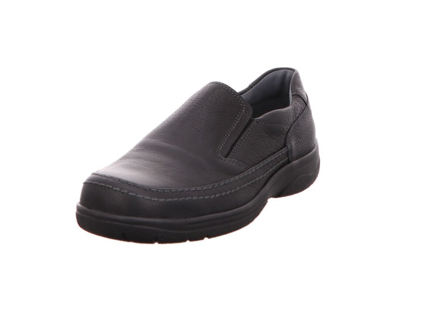 Manner Waldläufer Slipper | Sportliche Slipper Schwarz