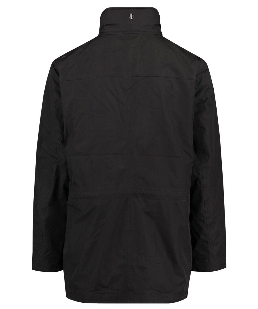 Manner Wellensteyn Mantel | Parkas Jacke Ens-44-Sw, Schwarz