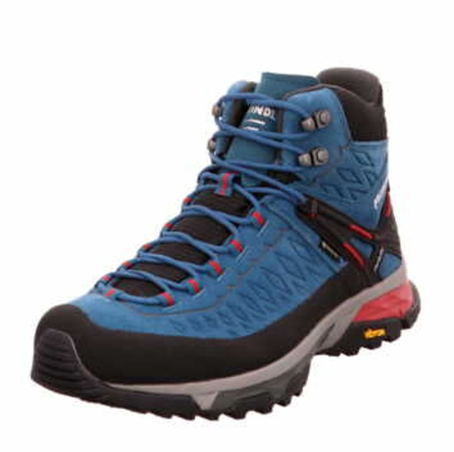 Manner Meindl Wandern & Trekking | Trekkingschuhe Blau Top Trail Mid Gtx