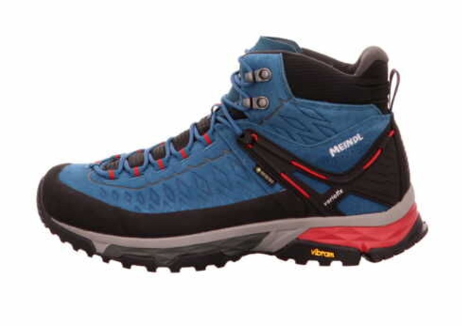 Manner Meindl Wandern & Trekking | Trekkingschuhe Blau Top Trail Mid Gtx