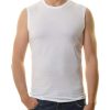 Manner Ragman Shirts | Rundhals T-Shirt Bodywear Round Neck, Weiss