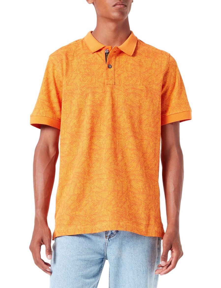 Manner Camel Active Shirts | Motivdruck Polo Shortsleeve