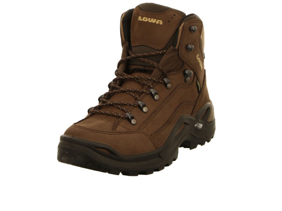 Manner LOWA Wandern & Trekking | Wanderschuhe Braun Renegade Gtx Mid