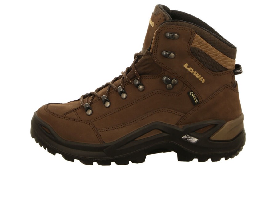 Manner LOWA Wandern & Trekking | Wanderschuhe Braun Renegade Gtx Mid