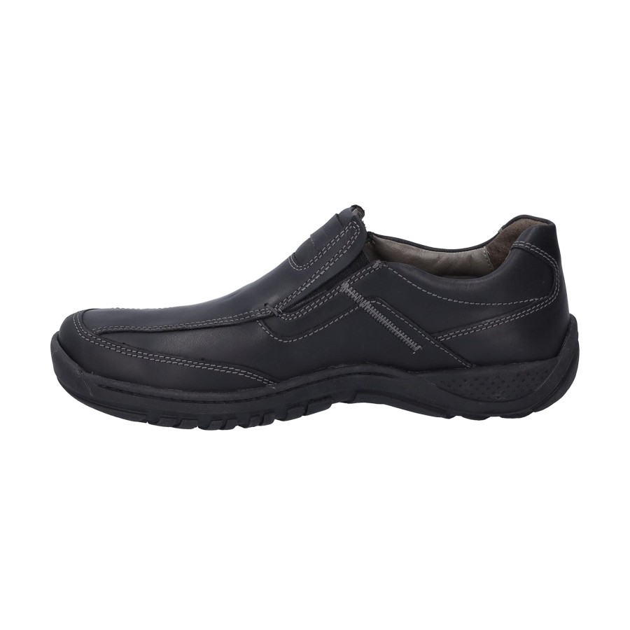 Manner Josef Seibel Slipper | Komfort Slipper Schwarz