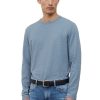 Manner Marc O Shirts | Rundhals T-Shirt Crew Neck, Long Sleeve, Small Logo