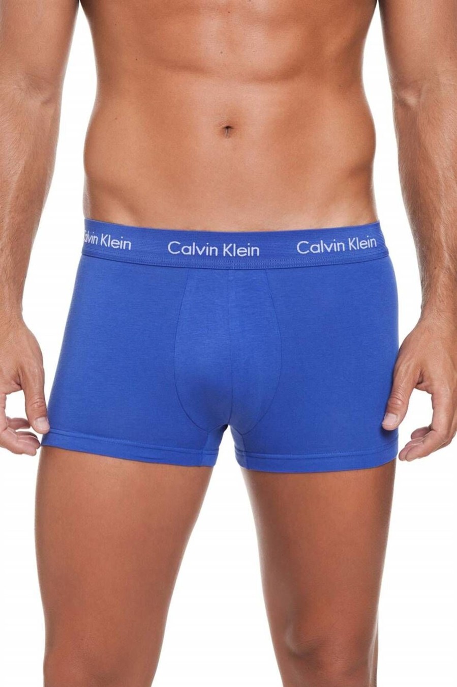 Manner Calvin Klein Wasche | Kurzarm Unterhemd 3P Low Rise Trunk