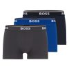 Manner Hugo Boss Wasche | Kurzarm Unterhemd Trunk 3P Power 10242934 01